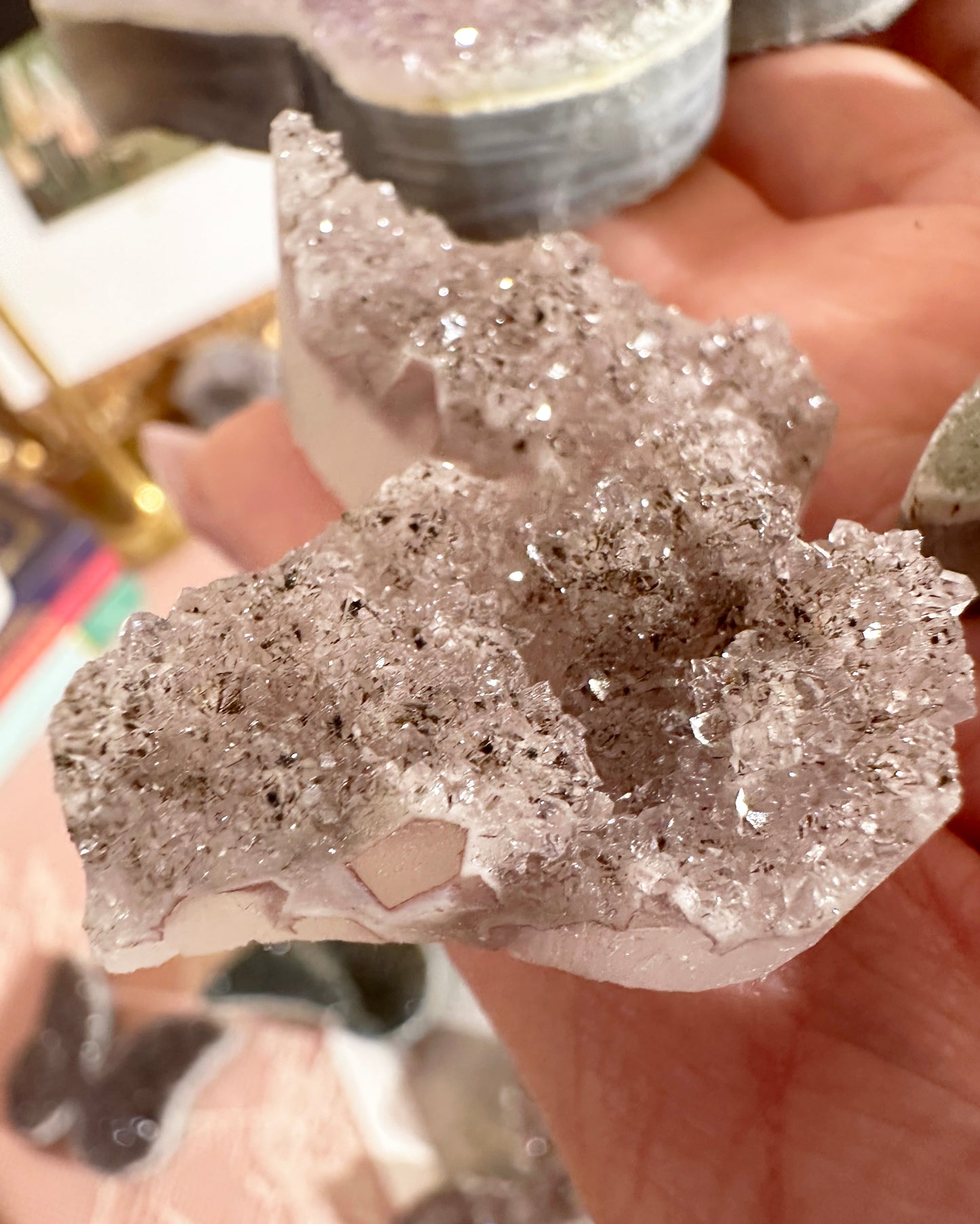 Rainbow Amethyst Butterfly Crystal – Druzy Carving, Transformation | Choose Your Piece