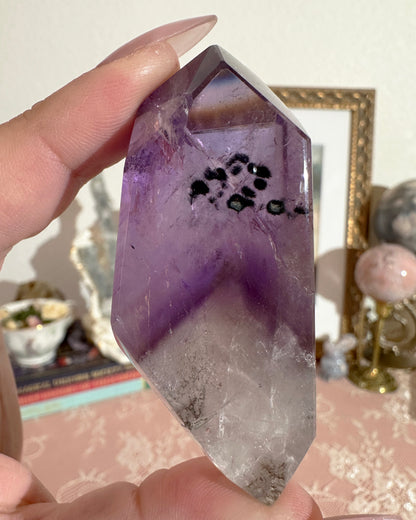 Amethyst Freeform Crystal with Goethite Inclusions – Stone for Insight & Grounding | Choose Your Piece