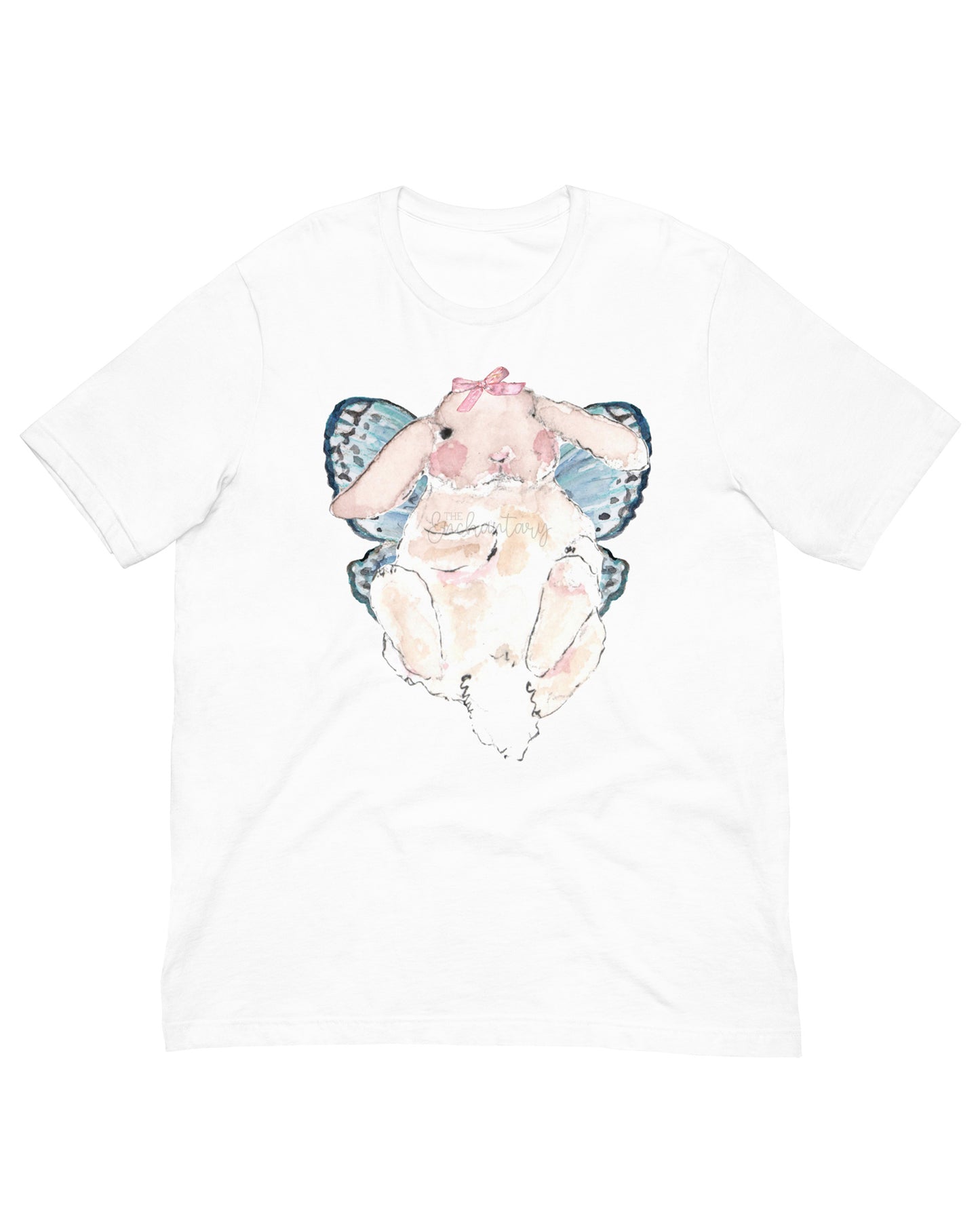 Butterfly Bunny Fairycore Graphic Tee - Winged Rabbit Soft Cotton T‑Shirt (Unisex)